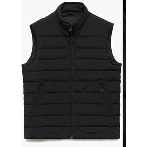 MANGO Water Repellent Quilted Down Vest Small NWOT